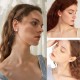 3 Pair Stud Earrings Set For Womens Teens Opal Birthstone Earrings For Sensitive Ears Round Gemstone Ear Stud Gift 4mm 6mm 8mm 3 Pair Stud Earrings Set For Womens Teens Opal Birthstone Earrings For Sensitive Ears Round Gemstone Ear Stud Gift 4mm 6mm 8mm